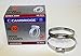Cambridge Worm Gear Hose Clamps SAE Size 52, Adjustable 2 13/16-in to 3 3/4-in, Stainless Steel Band and Housing, Zinc Plated Screw, 10 Pack