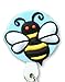 Bee 3D Rubber Retractable Badge Holder
