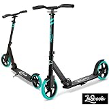Lascoota Scooters for Kids 8 Years and up - Featuring Quick-Release Folding System - Dual Suspension System + Scooter Shoulder Strap 7.9
