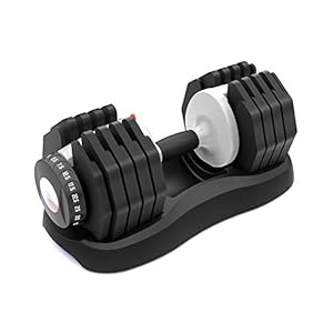 ATIVAFIT Verstelbare dumbbells, 1 stuk verstelbare halter met halterschijven voor mannen en vrouwen, verstelbare halter…