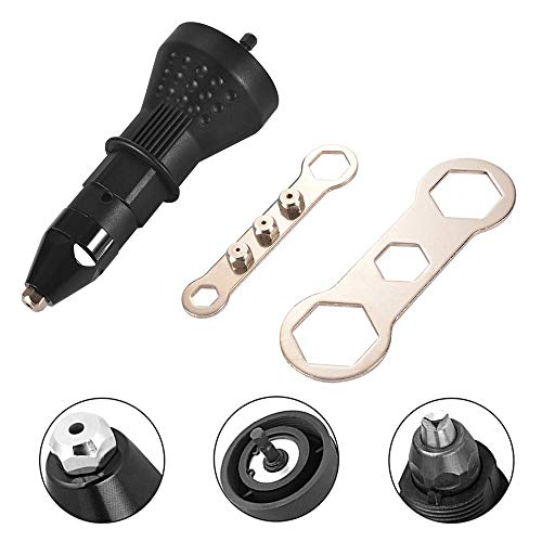 image for ANTOPY Rivet Drill Adapter Electric Riveter Gun Head Riveter Head Conn