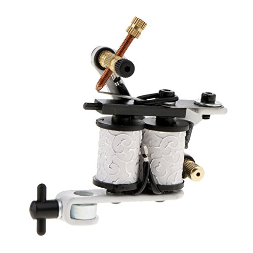 image for D DOLITY Coil Tattoo Machine Dual 10 Wrap Coils Alloy Tattoo Frame Tat