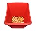 Microwave Popcorn Popper by MrLifeHack - BPA FREE Silicone Popcorn Maker - Makes Healthy Hot Air Popped Popcorn in 2 minutes - Dishwasher Safe, Red