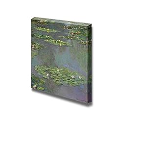 Water Lilies by Claude Monet - Canvas Print Wall Art Famous Painting Reproduction - 12" x 12"