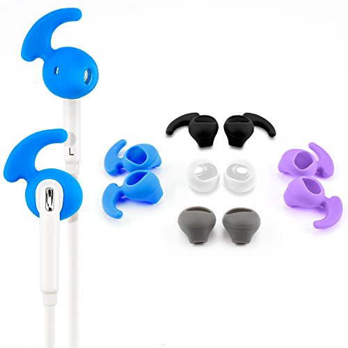 DeruituReplacement Eartips for Samsung Galaxy S6 S7 (Edge) Note5, Soft in Ear Hook for Samsung Headphones(5 Pairs