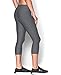 Under Armour Women's HeatGear Armour Capri, Carbon Heather/Carbon Heather, Medium