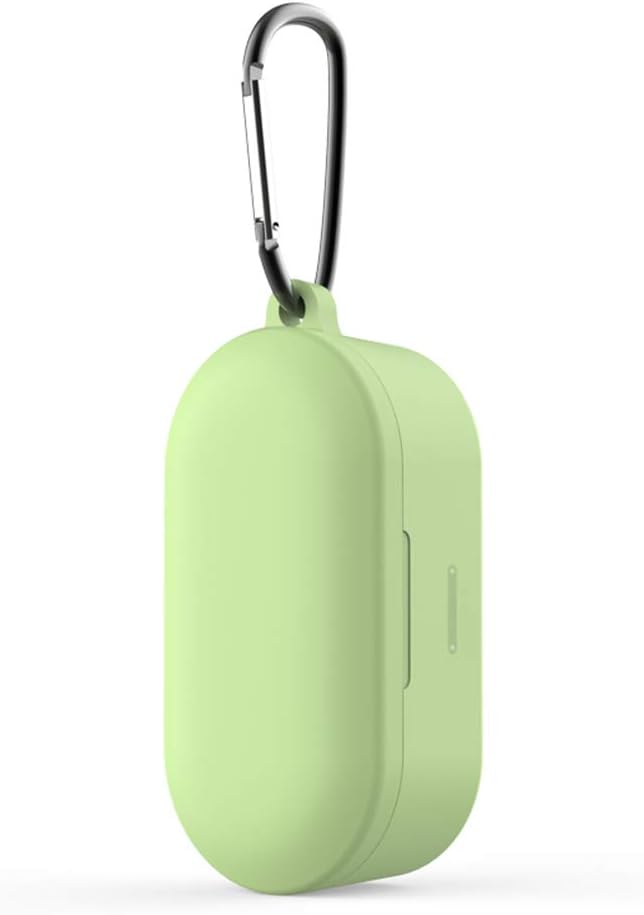 Headset Earphone Sleeve Anti Lost Simplicity for QCY QS2 Silicone Cover Protective Wireless Earphone Case(Green)