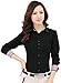 Lovaru Women's Casual Long-sleeved Patchwork Autumn Occupation shirt