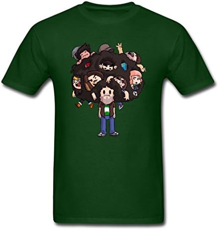 Hugogo Comfortable Hot Sales Dan's Grumps Game Nerdy Stuff Forest green Males T-Shirt Small
