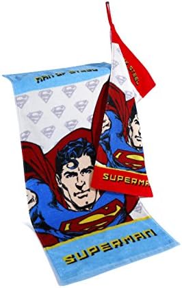 Cartoon print cut down soft and comfortable towel(Superman)