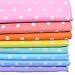 iNee Polka Dot Fat Quarters Quilting Fabric Bundles, Quilting Fabric for Sewing Crafting,18 x22 inches,(Medium Dots)