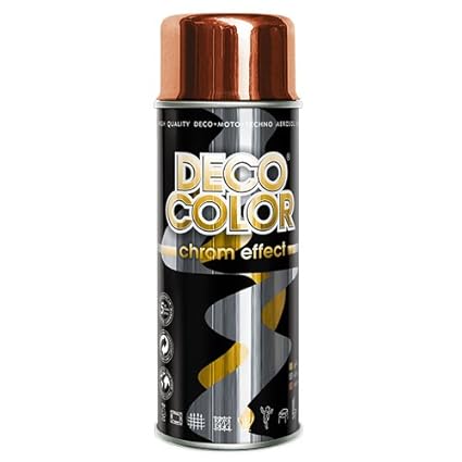 Fahrzeugteile Hoffmann DC Chrome-Effect Lackspray Chromspray 400ml freie Farbauswahl (Chrome Kupfer)