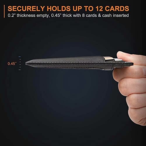 iZiv Slim Wallet,Mini RFID Front Pocket Wallets Minimalist Secure Thin Credit Card Holder