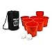 Yard Games Giant Yard Pong with Durable Buckets and Balls Including High Strength Carrying Case