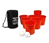 Yard Games Giant Yard Pong with Durable Buckets and