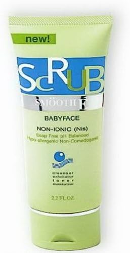 Allthailand - Smooth E Baby Face Facial Scrub Foam Non-ionic Soap Free Ph Balance 2.2 0z. ( Hot Items ) by gole