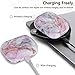 CAGOS Compatible with Airpods Pro Cases, Cute Marble Protective Hard Case Cover Shockproof for Women Girls Men with Keychain for Apple Airpods 3 Charging Case (Light Purple)