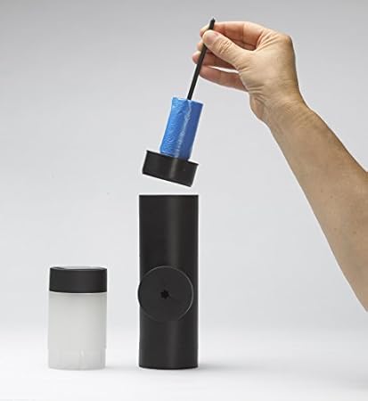 dog poop bag dispenser station with solar led light