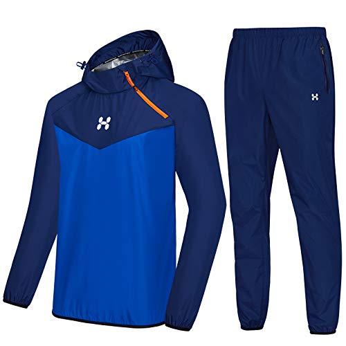 HOTSUIT Sauna Suit Men Weight Loss Jacket Pant Gym Workout Sweat Suits