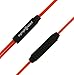 Symphonized XTC 2.0 Earbuds with Mic, Premium Genuine Wood Stereo Earphones, Hand-Made in-Ear Noise-isolating Headphones with Tangle-Free Innovative Shield Technology Cable (Sunset Orange)