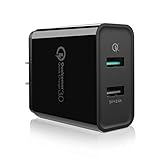 UGREEN QC 3.0 USB Wall Charger Adapter, 30W Dual USB fast charger Quick Charge for Samsung S8 S9 S7 Note8 S6 Note 5, iPhone iPad, LG V30 G6 Stylo 3, Moto G5 Droid Turbo, Xiaomi MIX2 Huawei Sony HTC