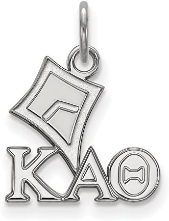 Sterling Silver LogoArt Kappa Alpha Theta XS Pendant