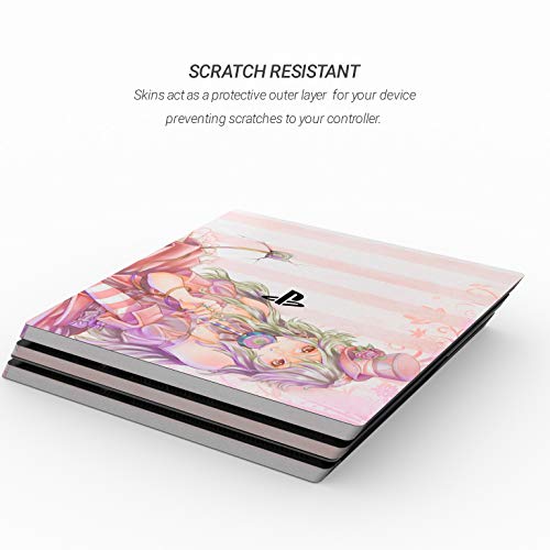Candy Girl Full Faceplates Skin Decal Wrap with 2 Piece Lightbar Decals for Playstation 4 Pro - Thumbnail 2