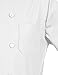 White Lightweight Long Sleeve Chef Coat, M