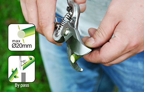 Gardtech Garden Shears Hand Bypass Pruners 8" Steel Garden Pruning Shears-Versatile