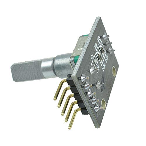 DAOKI 10Pcs Rotary Encoder Module KY-040 with 15×16.5 mm with Knob Cap for Arduino AVR PIC Compatible Brick Sensor Switch Development Board