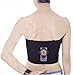 UGET Women's Strapless Short Corset Les Lesbian Tomboy Strapless Chest Binder Tops US 2-4/Asia L Black