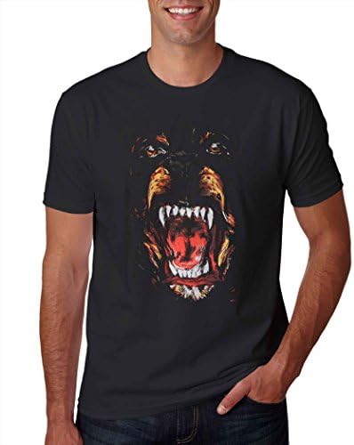 Tshirt For Man Givenchy Rottweiler Dog Black Size 2XL