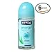 (Pack of 6 Bottles) Nivea ENERGY FRESH Women’s Roll-On Antiperspirant & Deodorant. 48-Hour Protection Against Underarm Wetness. (Pack of 6 Bottles, 1.7oz / 50ml Each Bottle)