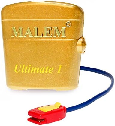 Malem Ultimate PRO 8 Tone GOLD Bedwetting Alarm for Boys &amp; Girls with Loud Sound and Strong Vibration to Stop Bed Wetting