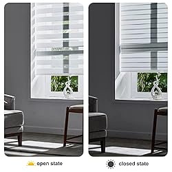 Persilux Cordless Zebra Blinds for Windows