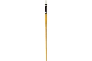 Grumbacher Bristlette Filbert Oil and Acrylic Brush, Synthetic Bristles, Size 6 (4722.6)