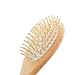Bamboo Hair Brush For Thick, Straight, Long, Curly, Wavy, Short Hair, Bamboo Bristles Pin Hairbrush Scalp Massage Improve Hair Health, Large Detangling Hair Brushes