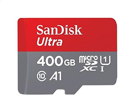 Professional Ultra SanDisk 400GB Alcatel MicroSDXC card with CUSTOM Hi-Speed, Lossless Format! Includes Standard SD Adapter. (A1/UHS-1 Class 10 Certified 100MB/s)