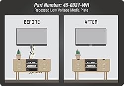 DATA COMM Electronic 45-0031-WH Recessed Low