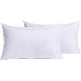 MIULEE Set of 2 Throw Pillow Inserts Premium Pillow Stuffer Square Form for Decorative Cushion Bed Couch Sofa 14x22 Inch