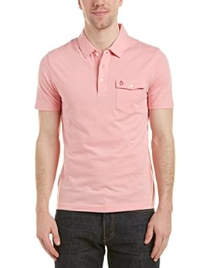 Mens Polo Shirt, Xxl, Pink