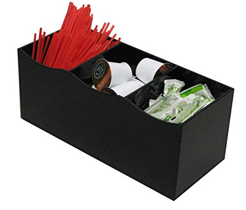 Short & Wide Coffee/Condiment Dispenser with 3 Bins (10023) - Thumbnail 2