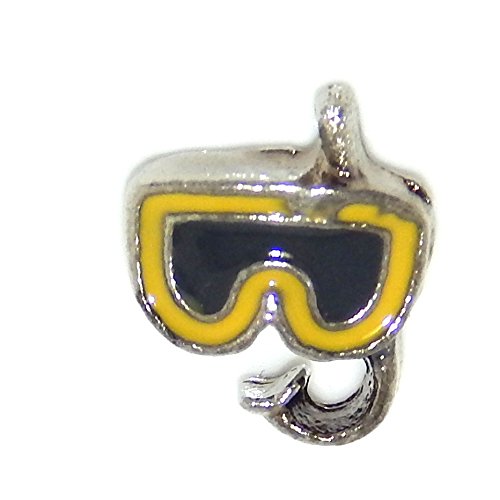 Pro Jewelry "Snorkel & Mask" Mini Charm for Pendant Lockets 40162