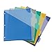 Avery Durable Plastic 5 Tab Corner Lock Write & Erase Dividers for 3 Ring Binders, Pocket, Works with Sheet Protectors, Multicolor (16183)
