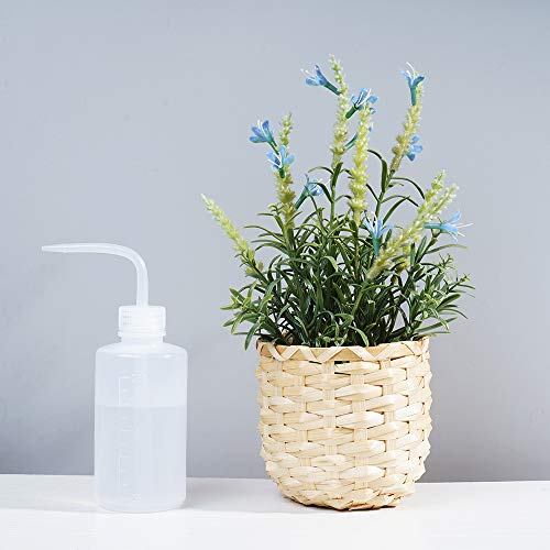 4 Pcs 250ml Plastic Safety Lab Wash Bottle,Squeeze Bottle with Scale Labels (8 oz/4 Bottle).