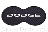 2008-2014 Dodge Challenger Carbon Fiber Rear Cupholder Plate, CF Aluminum/Black, Dodge