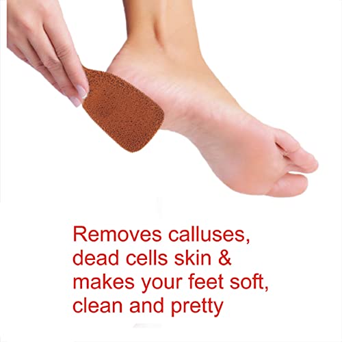 Onives 2Sided Pumice Stone for Feet, Callus Remover ,Foot Exfoliator, Terracotta Foot Scrubber