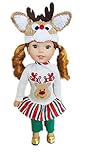 Brittany's My Holiday Set for 14 Inch Dolls/ Compatible with Wellie Wisher Dolls/Hearts for Hearts Dolls/ Glitter Girl Dolls