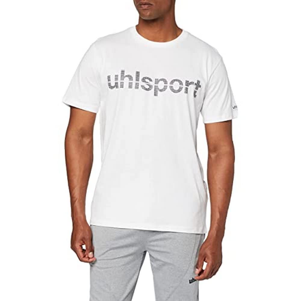 Uhlsport Men Essential Promo T-Shirt Men's T-Shirt - White, XXXS