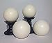 ILY Nature's Light Natural & Unscented White Soy Pillar Ball Candle 65 Hour Burn Time 4 Inch 1.2 lb. Grown and Made in The USA
